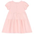 Younger Girls Pink Logo Dress, 2, hi-res