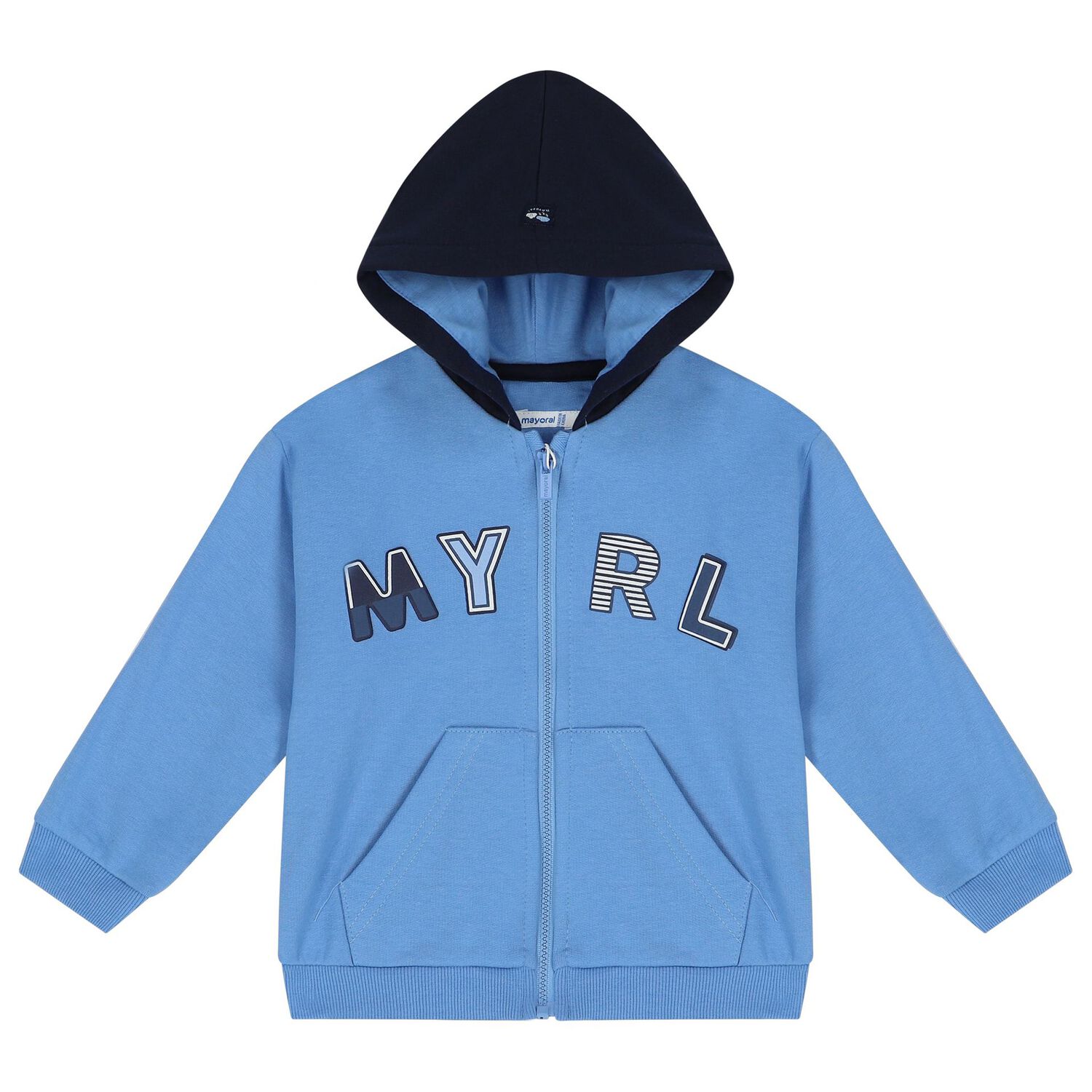 Younger Boys Blue 3 Piece Tracksuit Set, 2, hi-res