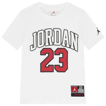 Boys White Jordan T-Shirt