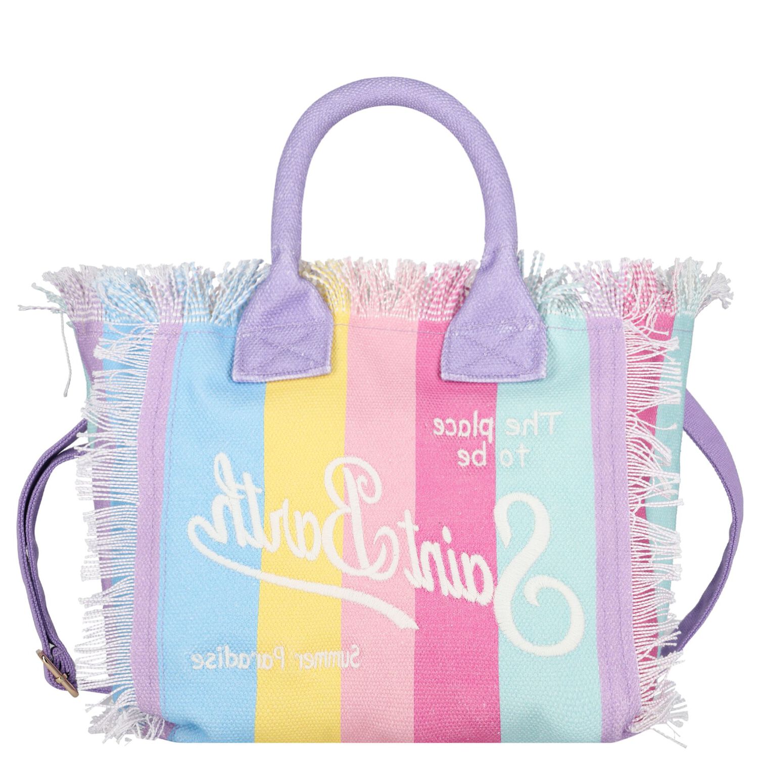 Girls Rainbow Logo Tote Bag, 1, hi-res image number null