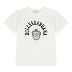 White Logo Baby T-Shirt, 1, hi-res
