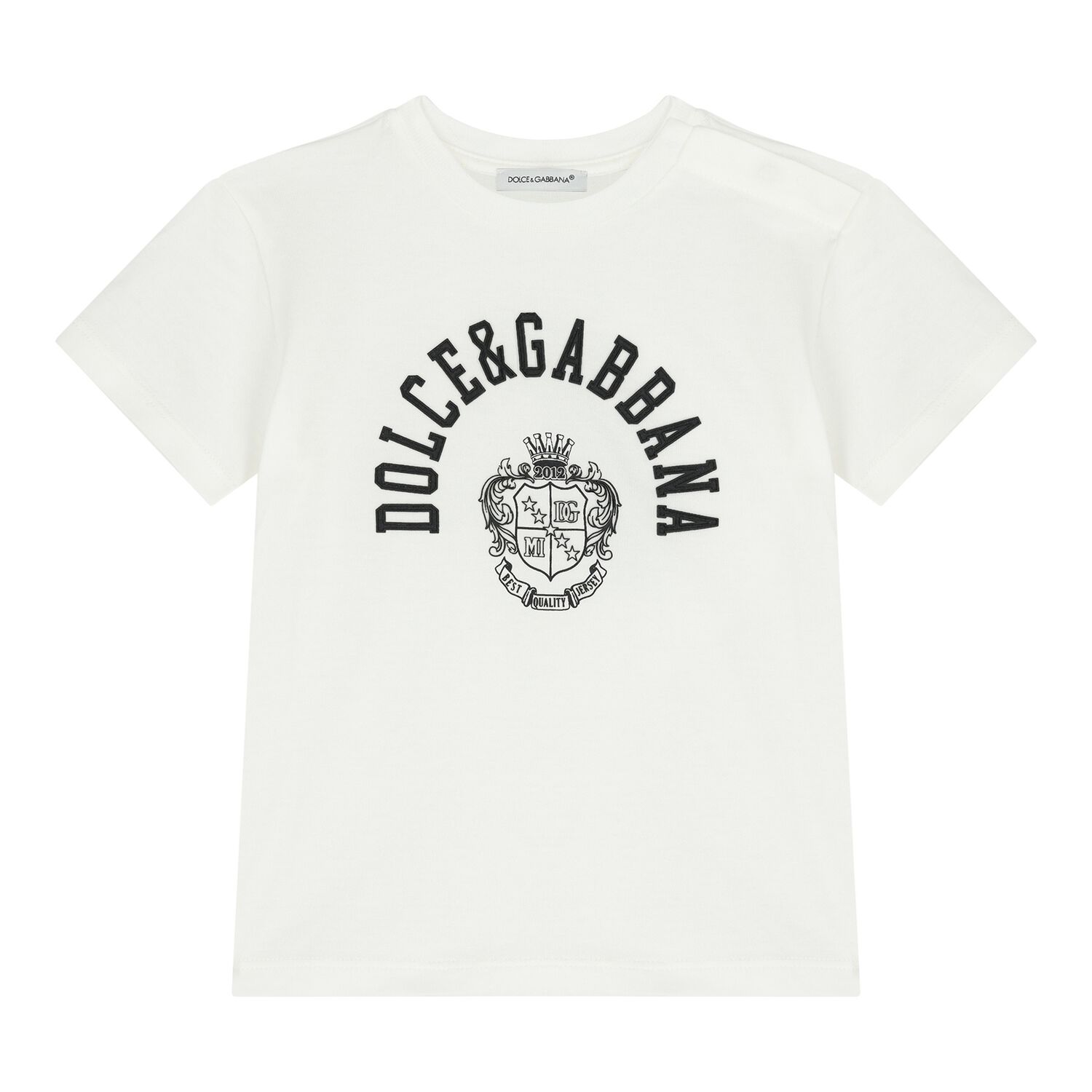 White Logo Baby T-Shirt, 1, hi-res