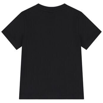 Boys Black Logo T-Shirt