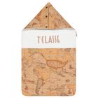 White & Beige Geo Map Logo Baby Nest, 1, hi-res