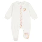 Baby Girls Pink & Ivory Geo Map Babygrow Gift Set, 1, hi-res