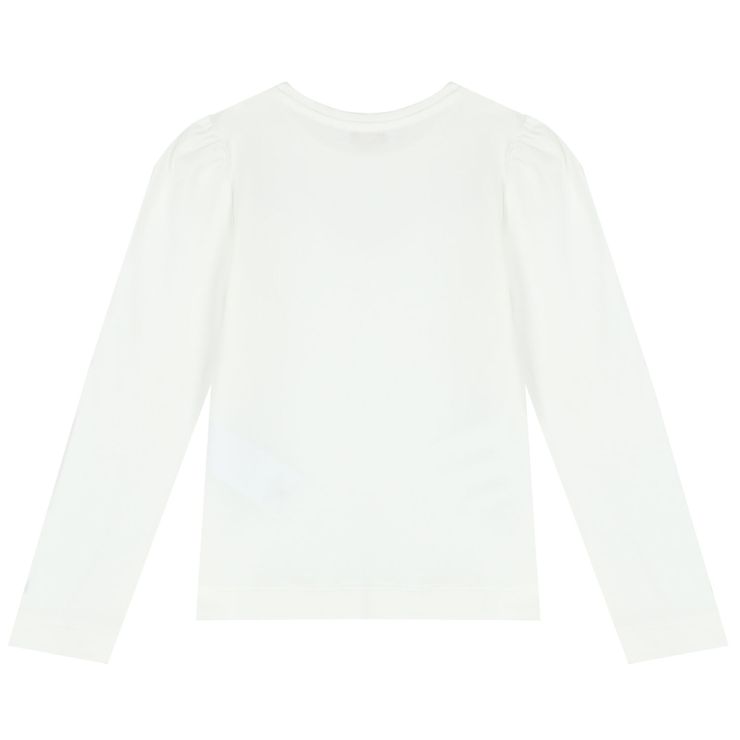 Girls Ivory Embellished Floral Long Sleeve Top, 1, hi-res