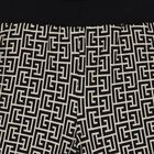Baby Boys Black & Beige Shorts, 1, hi-res
