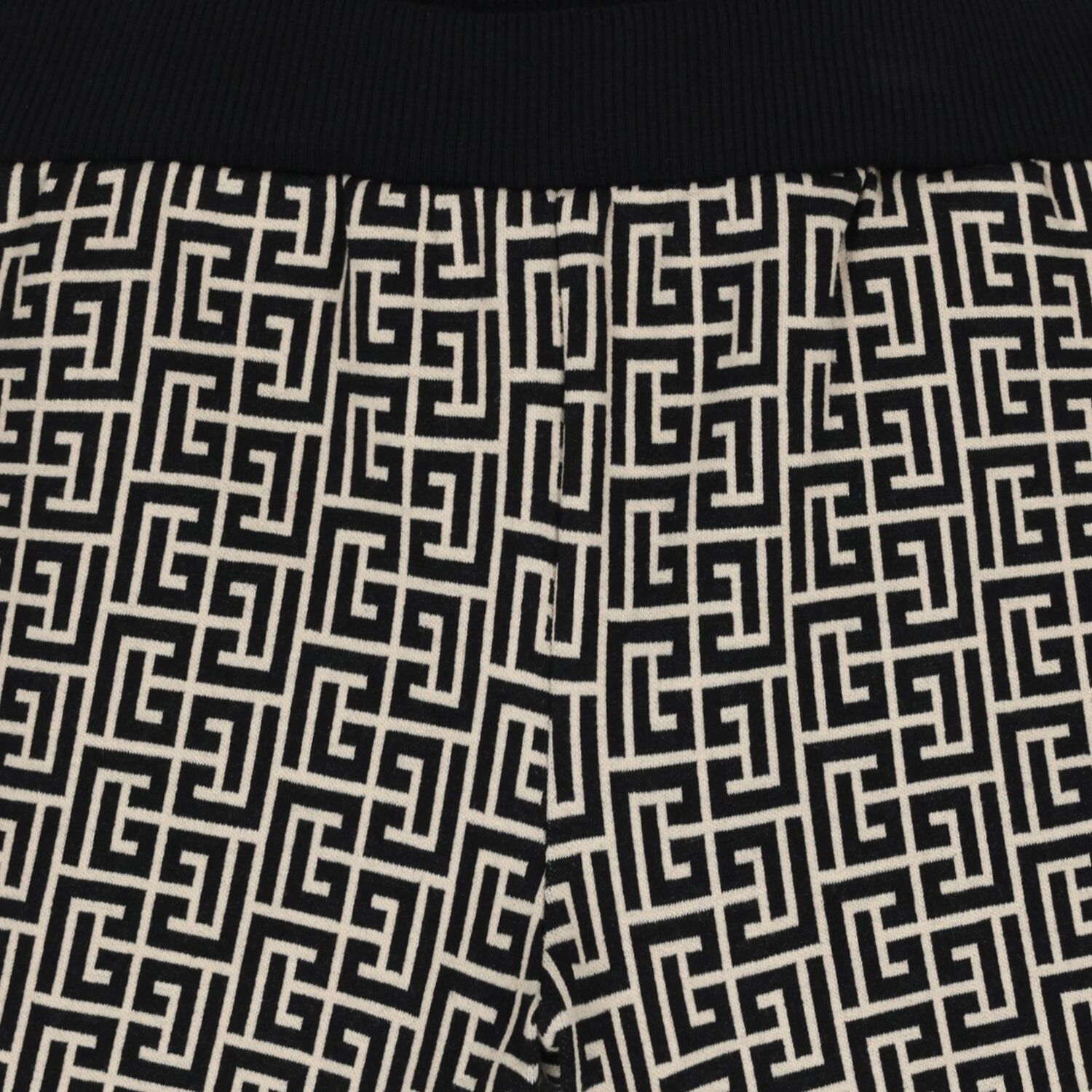 Baby Boys Black & Beige Shorts, 1, hi-res