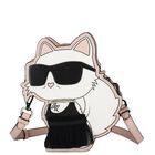 Girls White Choupette Handbag ( 21cm ), 1, hi-res