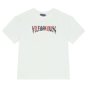 Boys White Logo T-Shirt