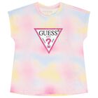 Girls Pink & Yellow Logo T-Shirt, 1, hi-res