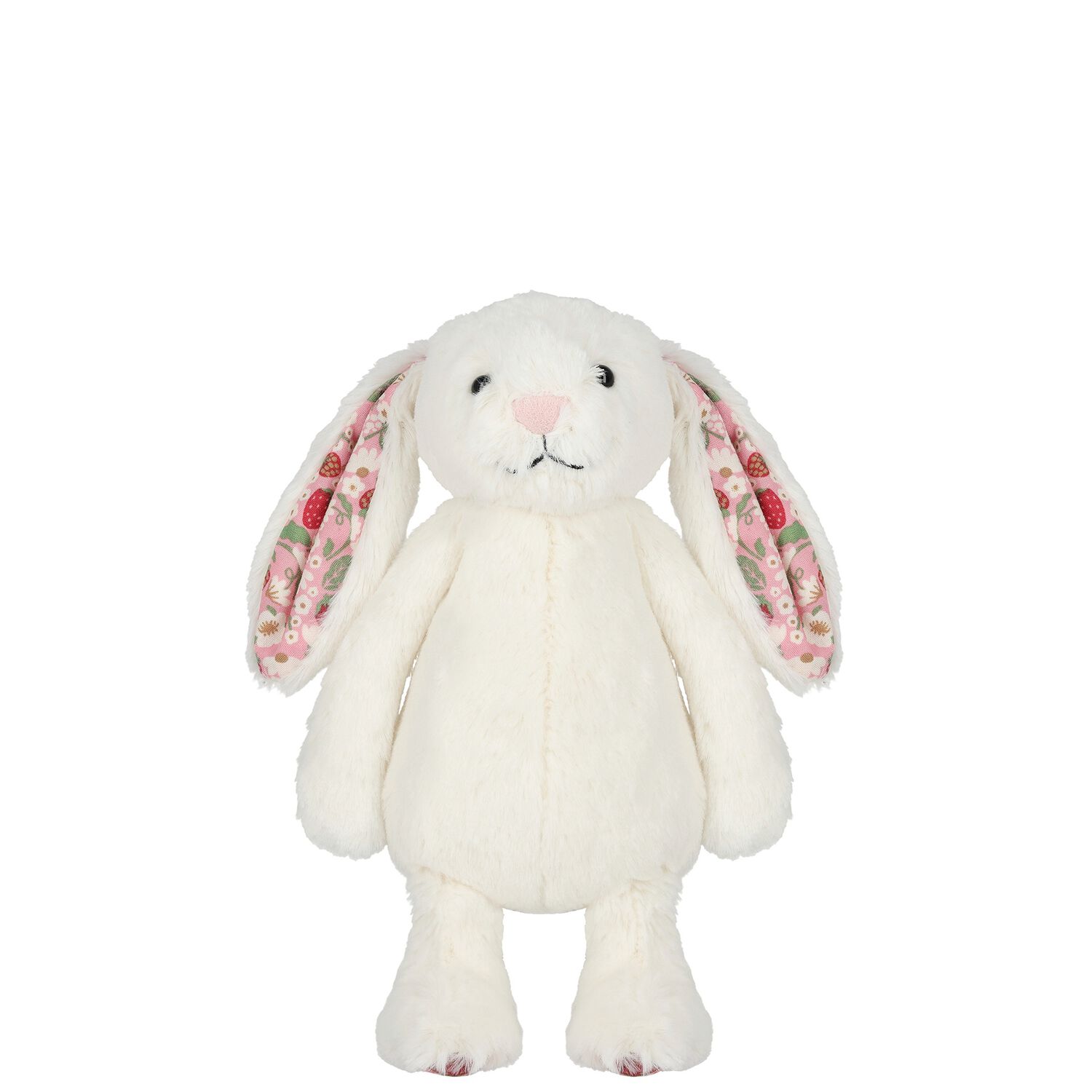 Ivory Bunny Strawberry Soft Toy ( 15CM ), 1, hi-res