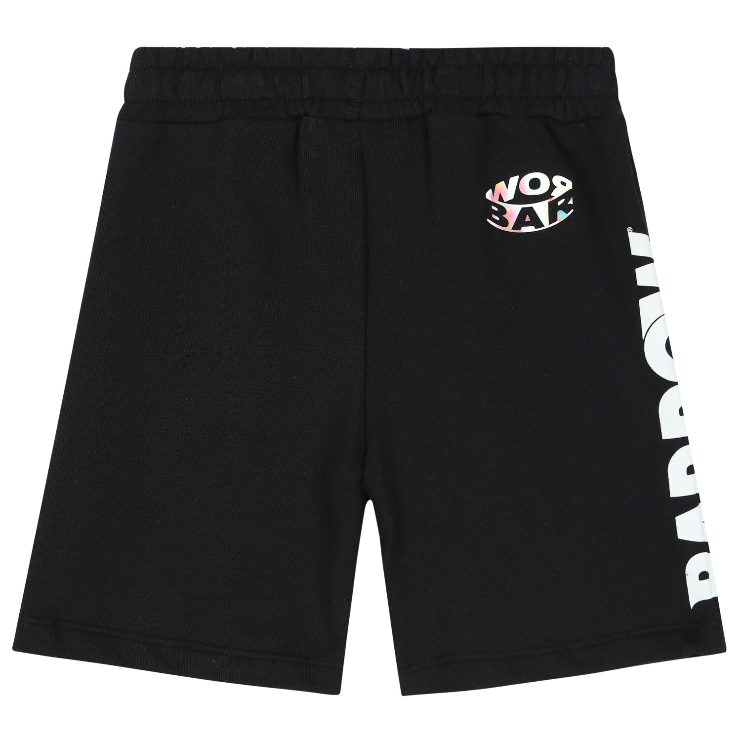 Black Logo Shorts, 3, hi-res