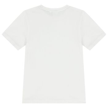 Boys White Logo T-Shirt