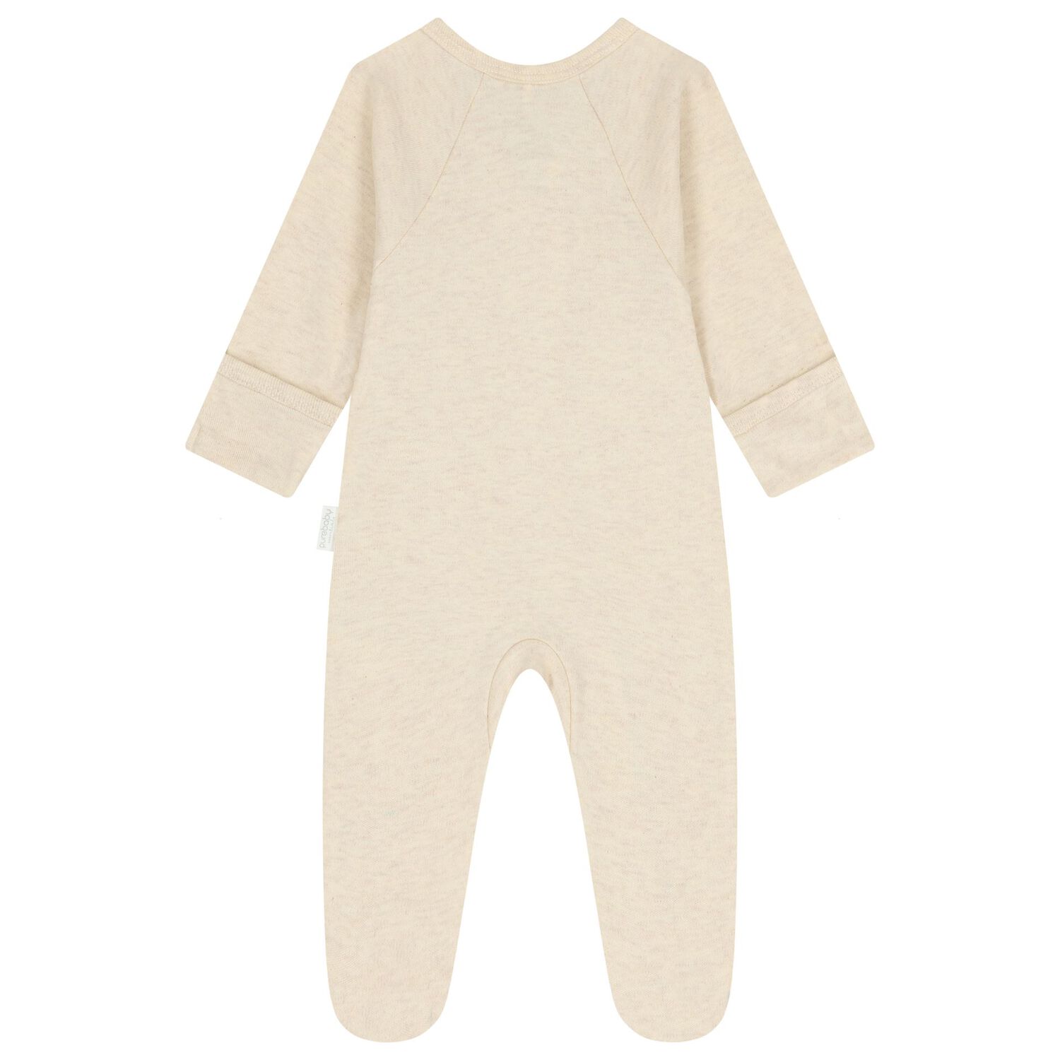 White & Beige Babygrows ( 4 Pack ), 3, hi-res