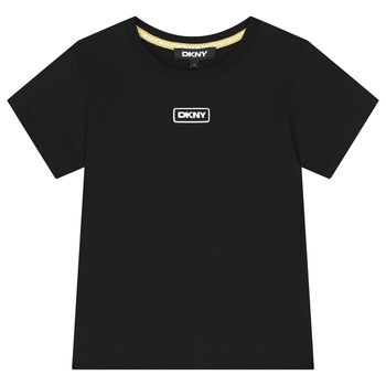 Boys Black Logo T-Shirt