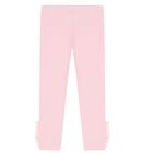 Girls Pink Pearl Leggings Set, 1, hi-res