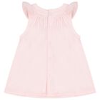 Baby Girls Pink Embroidered Dress, 2, hi-res