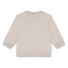 Beige Logo Younger Tracksuit, 5, hi-res