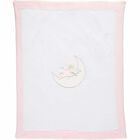 Baby Girls Pink & White Blanket, 1, hi-res