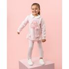 Girls Pink Bag Leggings Set, 1, hi-res