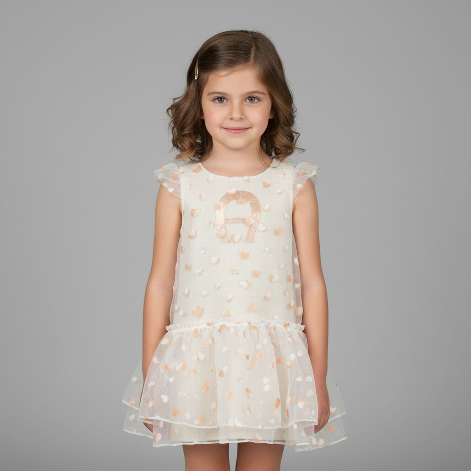 Girls Gold Dress, 1, hi-res image number null