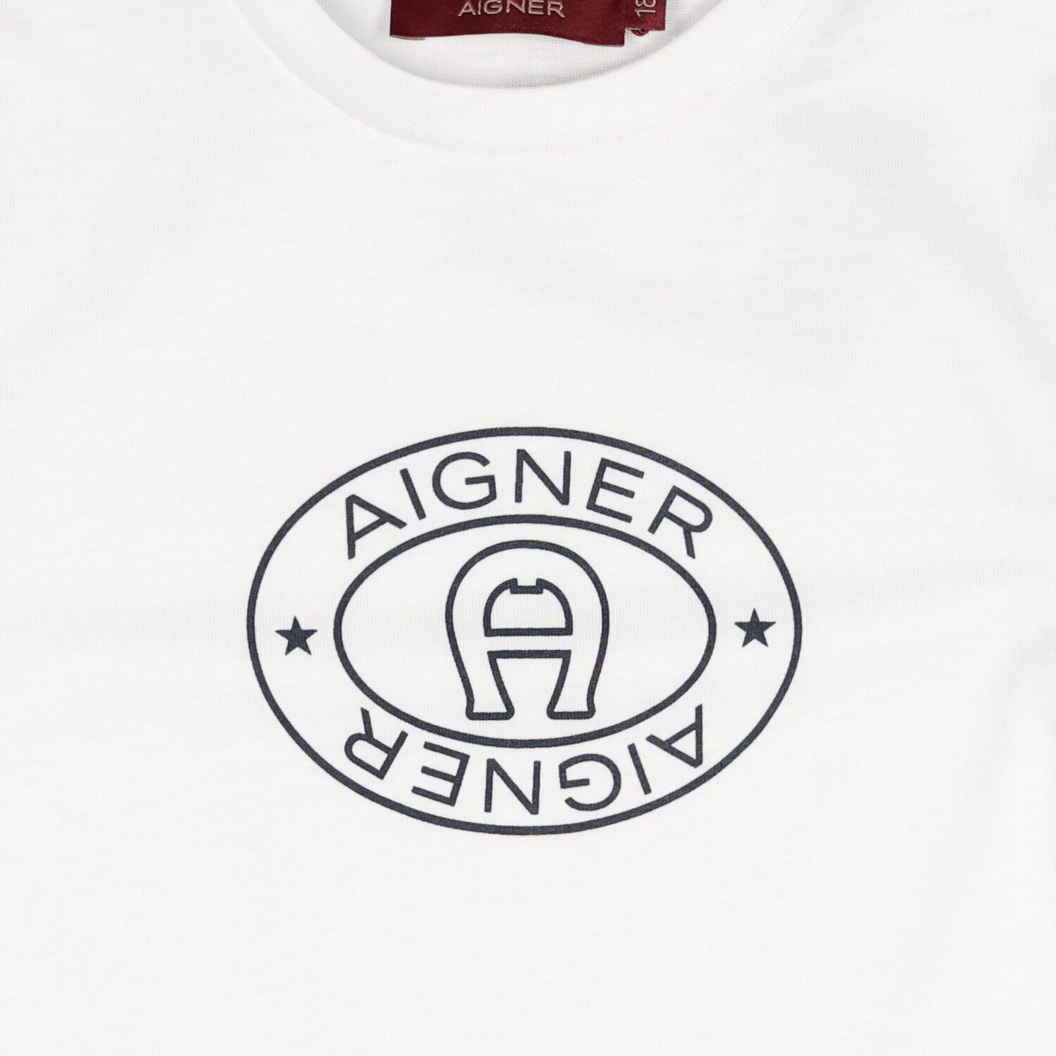 Younger Boys White Logo T-Shirt, 1, hi-res