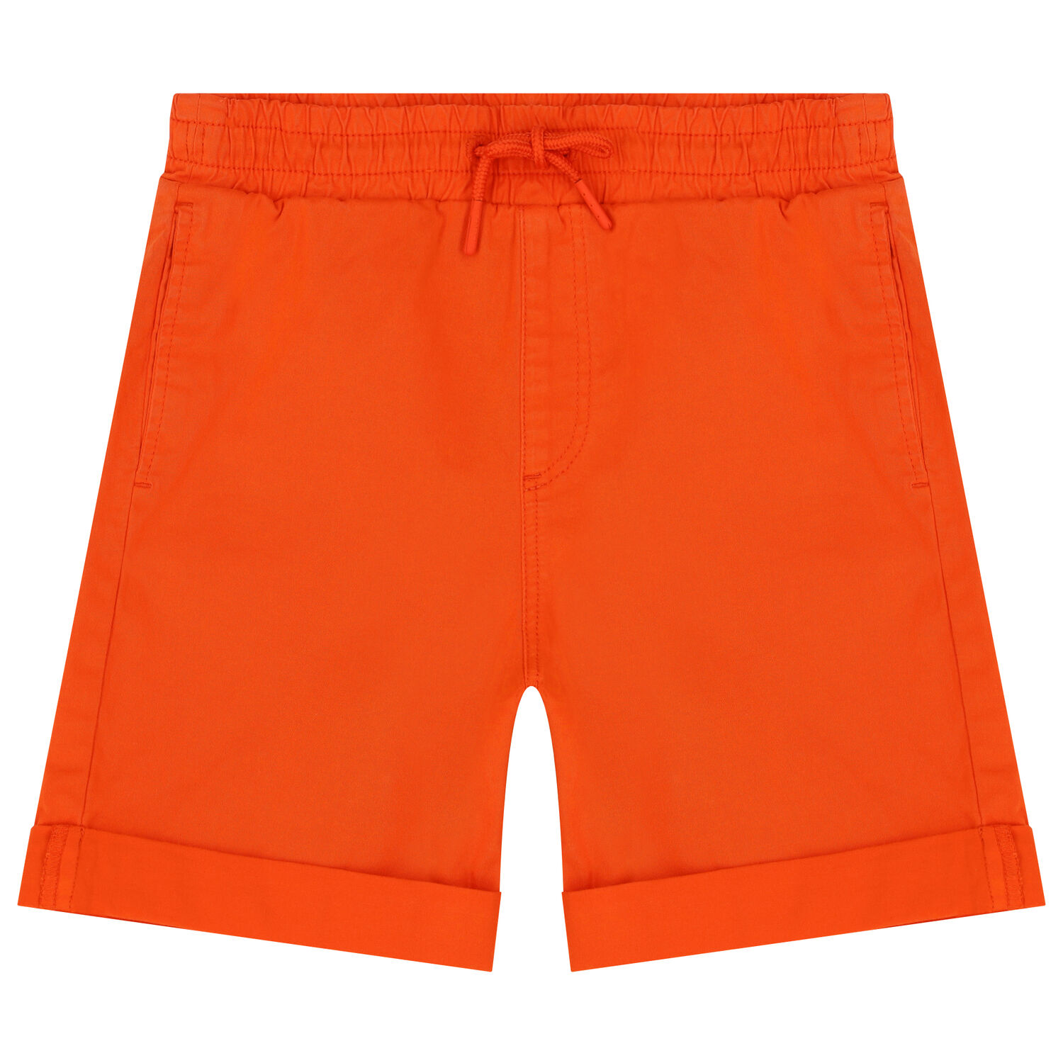 Boys Orange Logo Shorts, 2, hi-res image number null