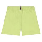 Younger Boys Green Logo Swim Shorts, 2, hi-res