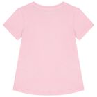 Girls Pink Logo T-Shirt, 2, hi-res