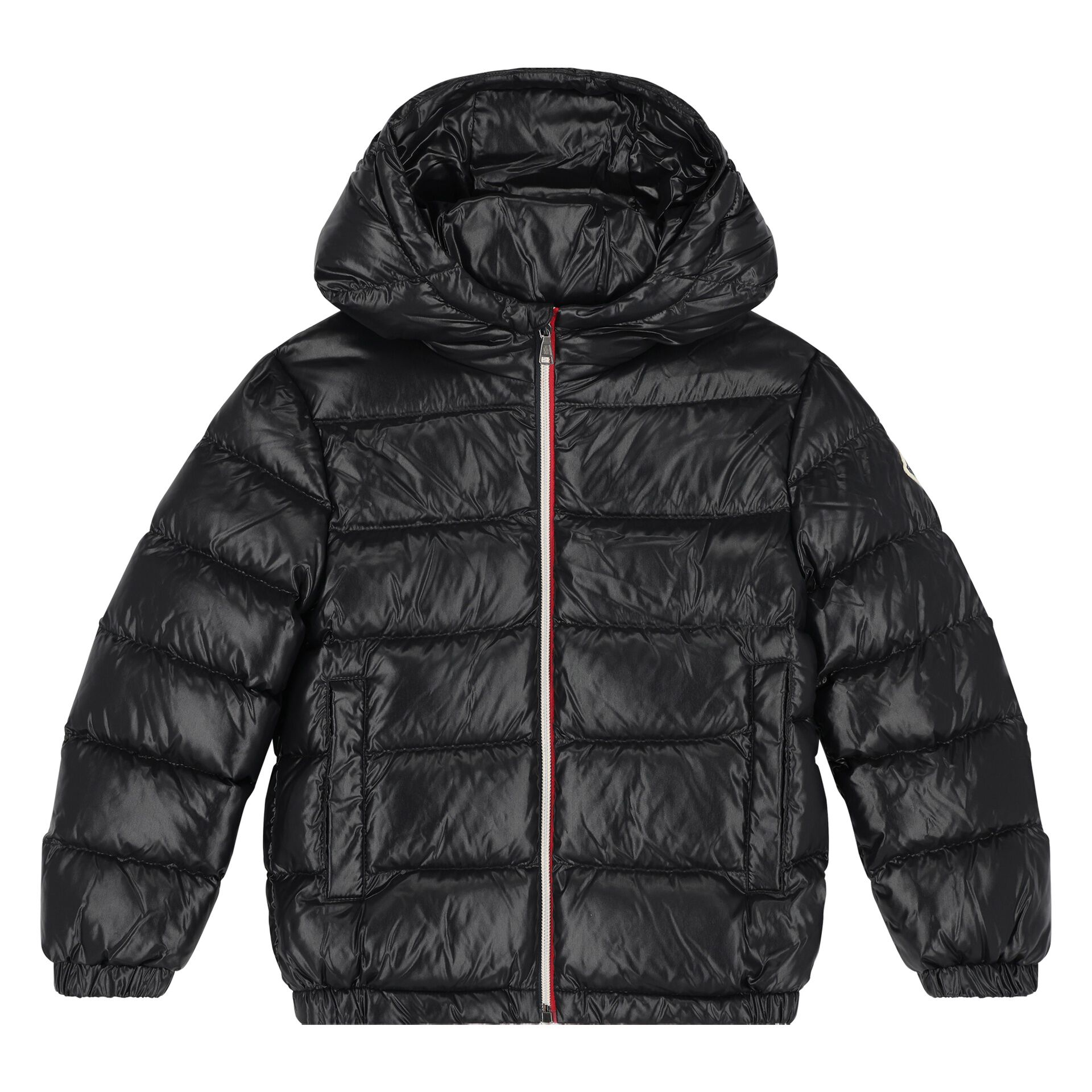 Moncler Enfant Boys Black Aubert Down Puffer Jacket Junior Couture UK