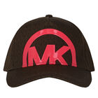 Girls Brown Logo Cap, 1, hi-res