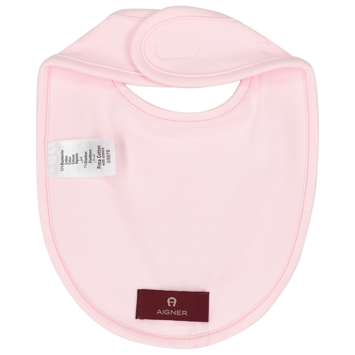 Baby Girls Pink & Gold Logo Babygrow, Hat & Bib Gift Set, 1, hi-res image number null