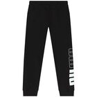 Boys Black Logo Joggers, 1, hi-res