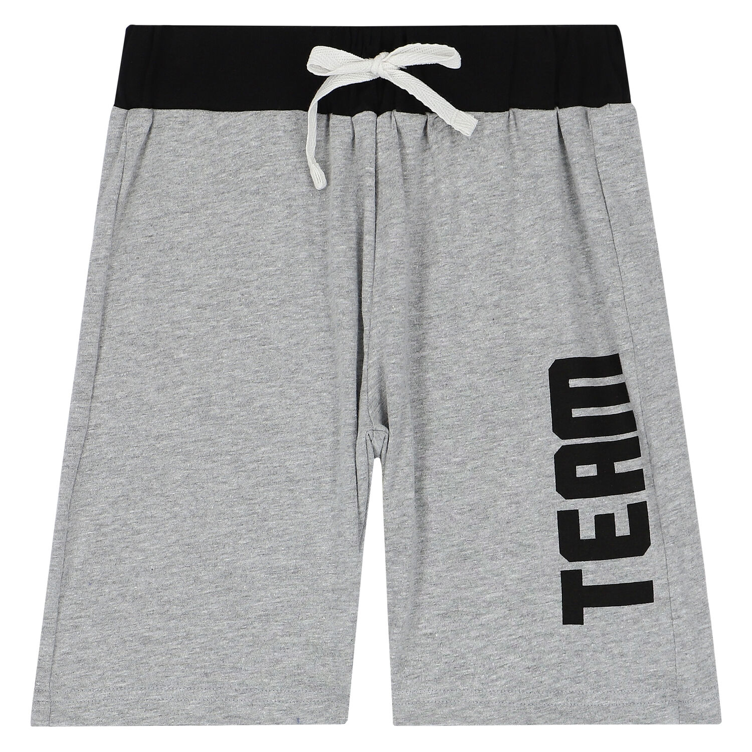 Boys White and Grey Shorts Set, 1, hi-res