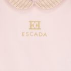 Baby Girls Pink & Gold Babygrow, 1, hi-res