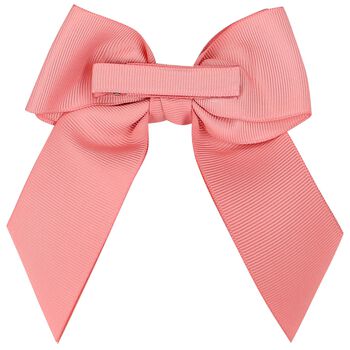 Girls Pink Bow Hairclip