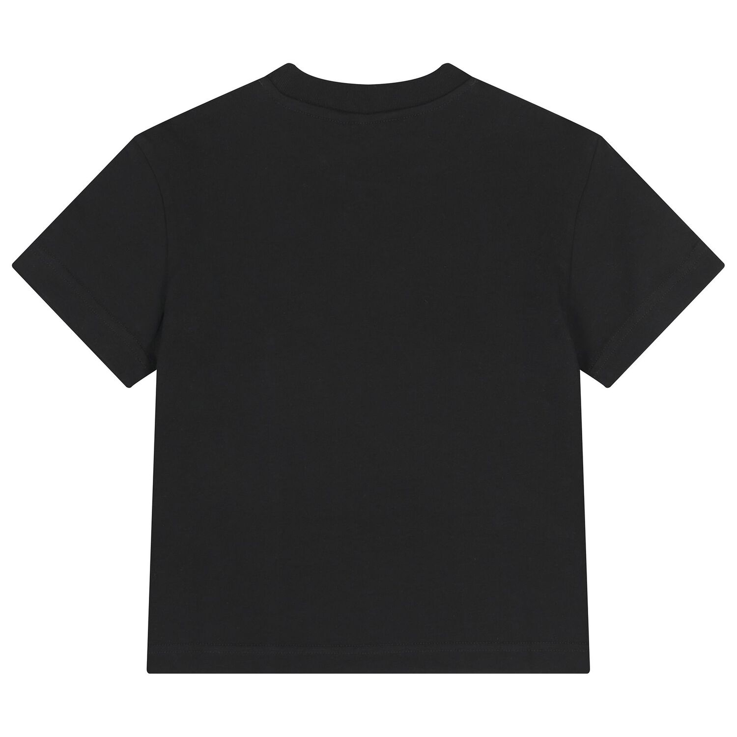 Girls Black Teddy Bear Logo T-Shirt, 4, hi-res