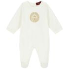 Ivory & Gold Logo Babygrow Gift Set, 1, hi-res