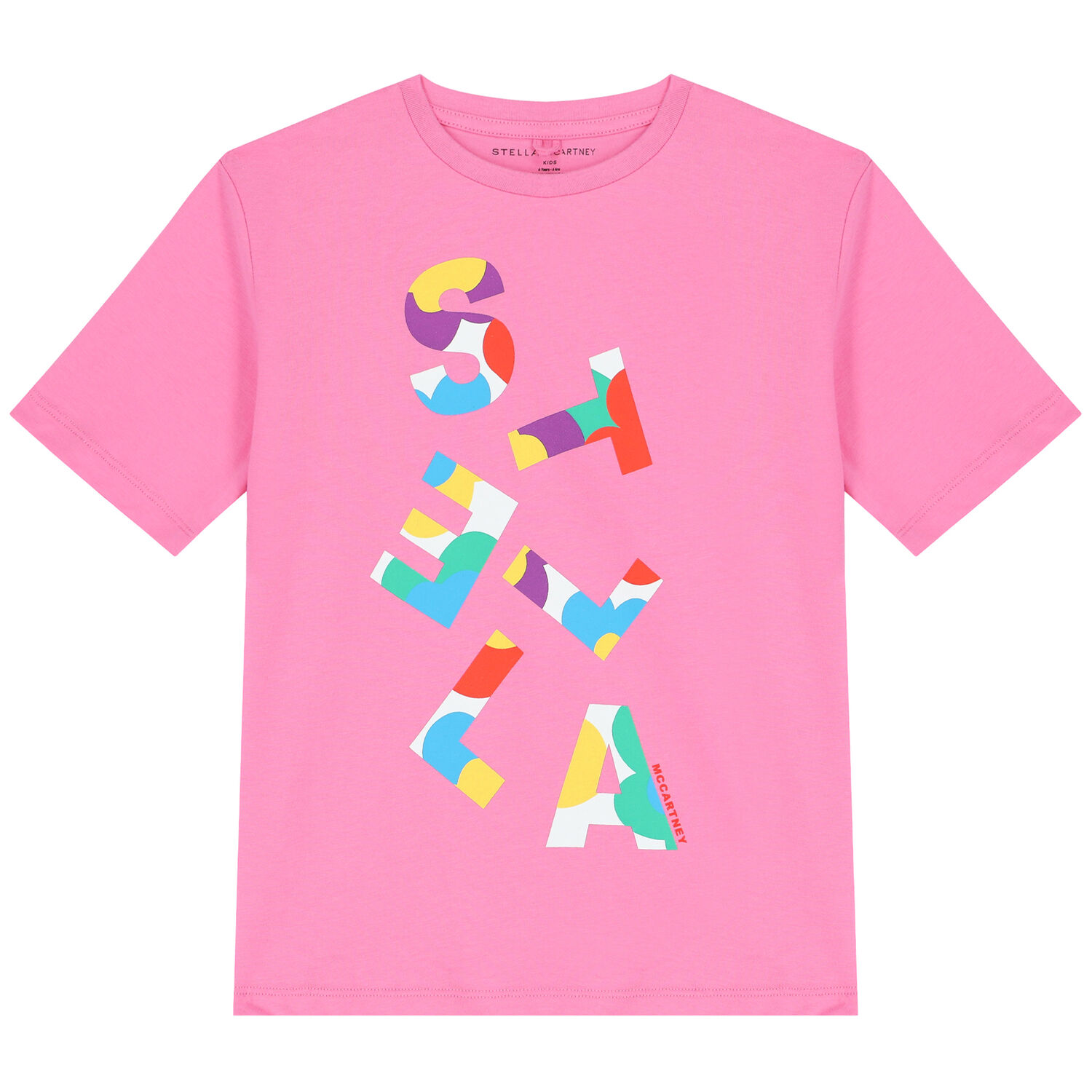 Girls Pink Logo T-Shirt, 2, hi-res