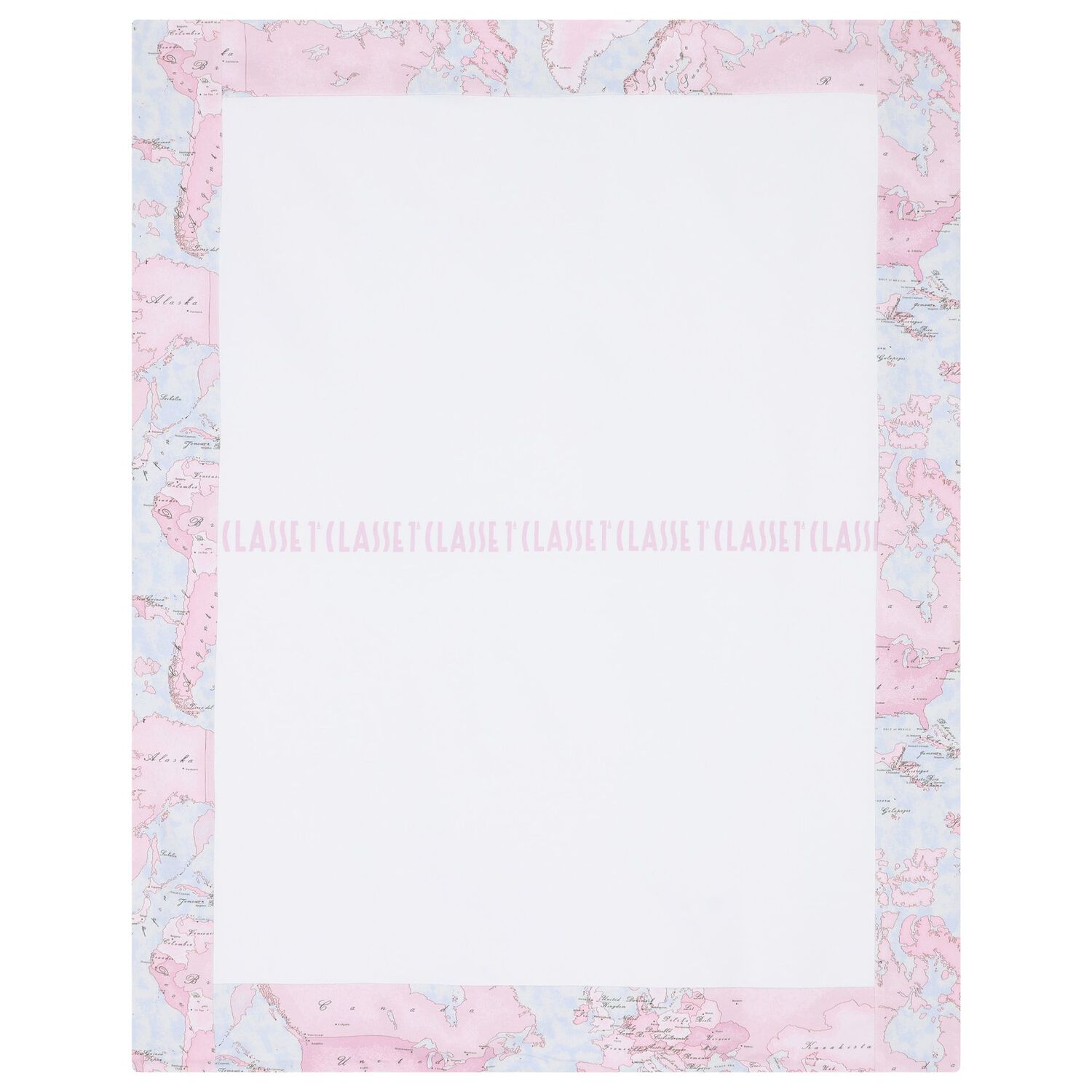 Baby Girls White & Pink Geo Map Babygrow Gift Set, 3, hi-res