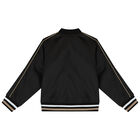 Boys Black & White Reversible Zip Up Top, 1, hi-res