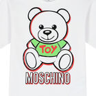 White Teddy Logo T-Shirt, 1, hi-res
