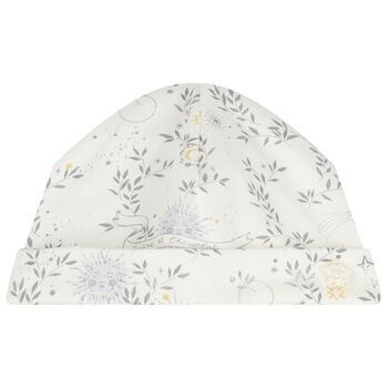Ivory Star Baby Hat