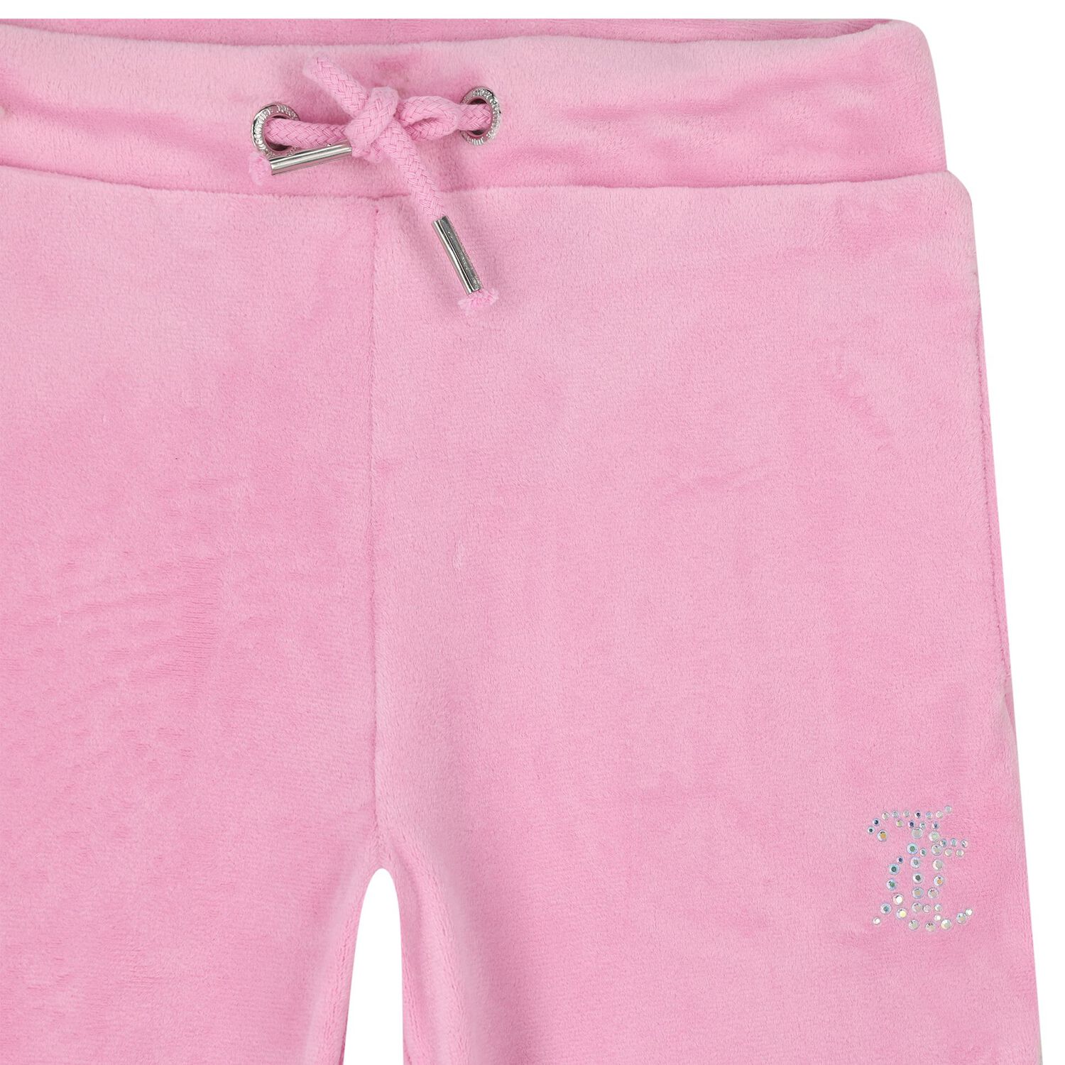 Girls Pink Diamant&eacute; Logo Leggings, 1, hi-res
