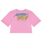 Girls Pink Logo T-Shirt, 1, hi-res