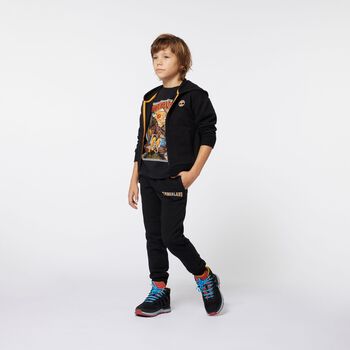 Boys Black Logo Joggers