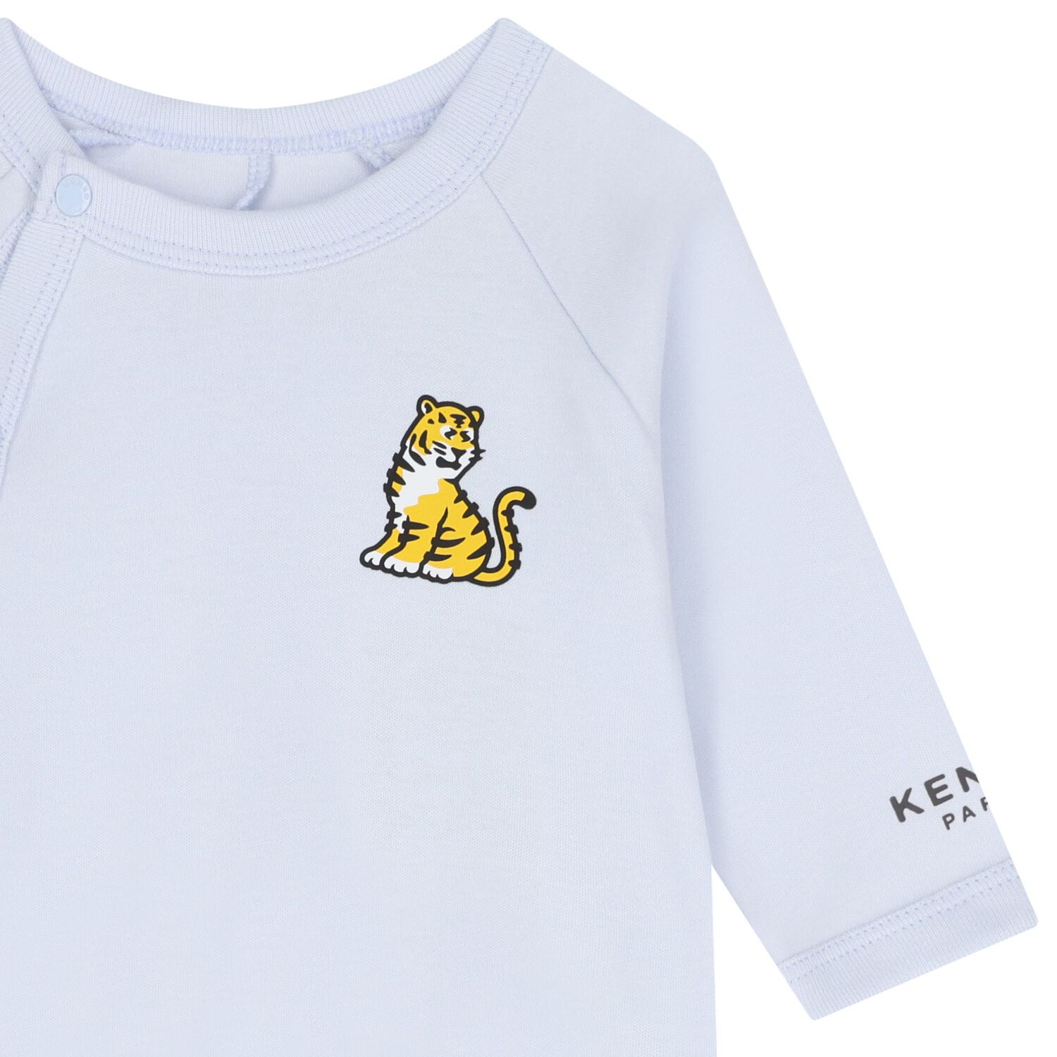 Blue Tiger Logo Babygrows ( 2 Pack ) , 2, hi-res