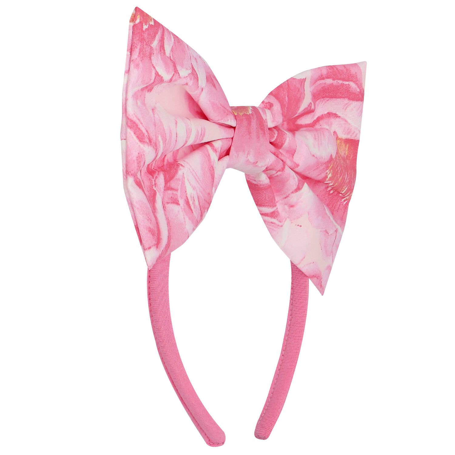Girls Pink Floral Headband, 1, hi-res