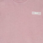 Girls Pink Logo Sweatshirt Dress, 1, hi-res